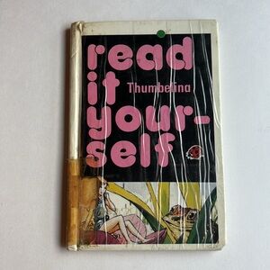 Vintage Read it Yourself Thumbelina Hardcover Book First Edition